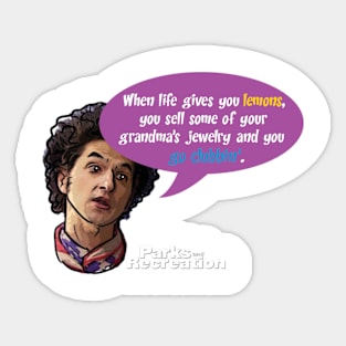 jean ralphio lemons Sticker